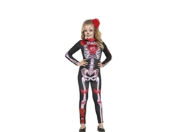 Fato de Menina GUIRCA Macacão Catrina Florido  (7-9 anos)