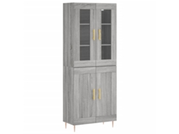 Aparadores 3pcs MAISON EXCLUSIVE em Madeira Cinzento Cimento