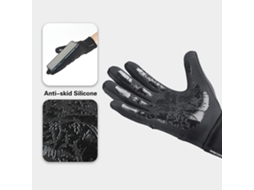 LUVAS DE CICLISMO BUSINESS impermeáveis, com tela tática, quente, inverno, antiderrapante, para ciclismo, direção, corrida, trekking (S/MARCA)