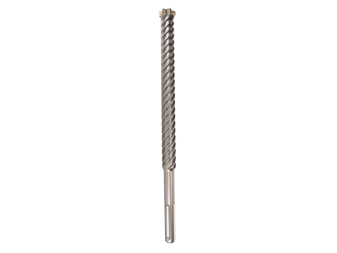 Broca De Impacto Rotativa 6 Canais Carboeto 28x400mm Para Concreto Pedra Alvenaria