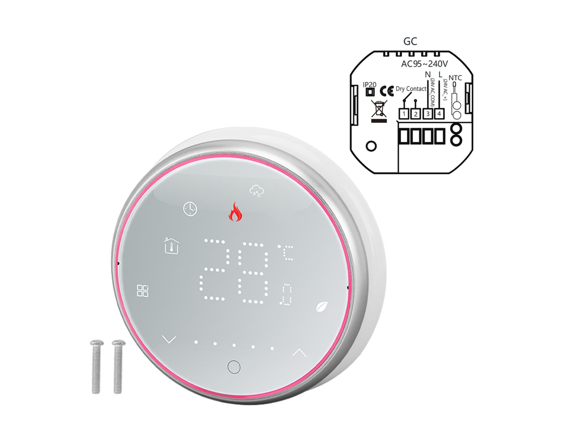 Laxiscreed Termostato Sem Fios Inteligente E Programável Para Conforto Em Casa