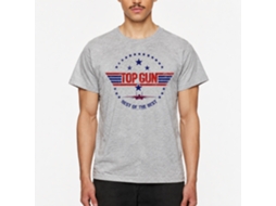 Rockinstone Top Gun Movie Best Of The Best Heather Gray Adult Shirt Size:m