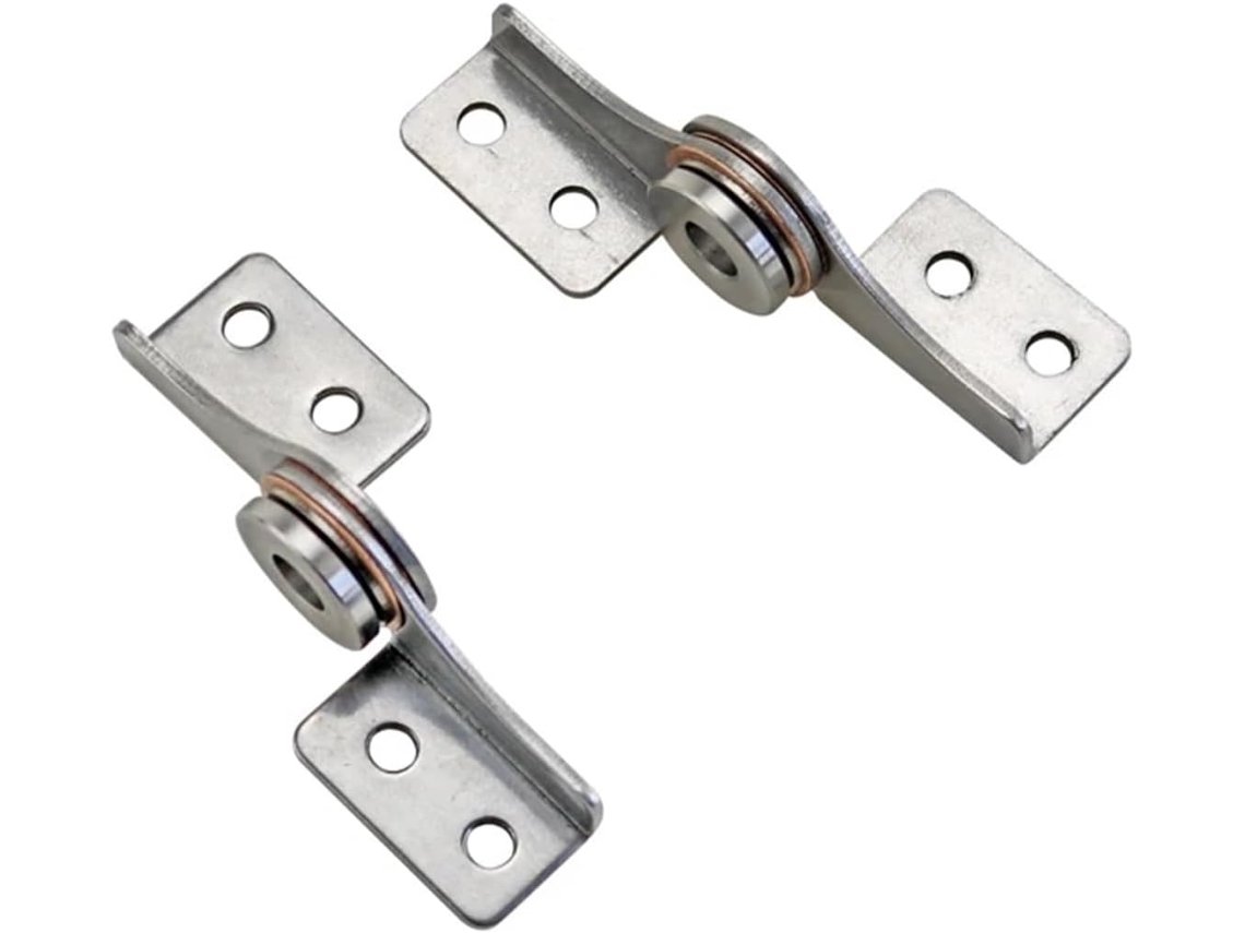 Dobradiça De Torque Com Amortecimento Furo Para Fio Aço Inoxidável, Eixo Rotativo, Permite Parada E Fechamento Livres, 1 Peça
