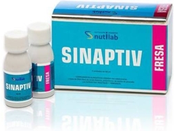 Suplemento Alimentar NUTILAB Sinaptiv Sabor A Morango (8 unidades de 60ml (Morango))