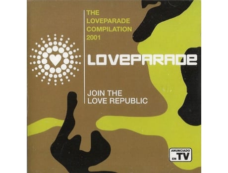 Cd Join The Love Republic - The Loveparade Compilation 2001 Blanco Y Negro
