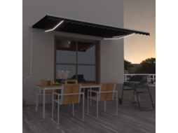 Toldo Automã¡tico Com Led E Sensor De Vento 500x350 Cm Antracite Dkd Home Decor