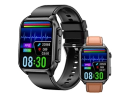 Relógio inteligente AMOLED TK12 2023 para homens, monitoramento de temperatura corporal, chamadas, smartwatch fitness, bicicleta elétrica