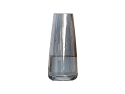 Vaso de Vidro Cinza Fumado Moderno LAXISCREED