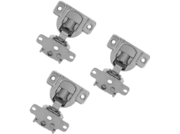Conjunto De 3 Dobradiças Fechamento Automático, Ocultas Para Portas