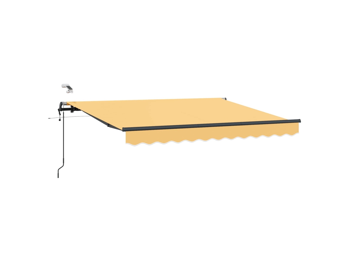Maison Exclusive - Toldo Retrátil Areia 400 × 350 Cm Poliéster