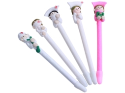 Conjunto De 12 Canetas Esferográficas Com Desenhos De Médicos E Enfermeiras Presente De Natal Para Enfermeiros Hengjian