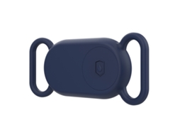 Capa Para Samsung Galaxy Smarttag 2 Pet Silicone Life Protetora À Prova Dágua Azul Profundo