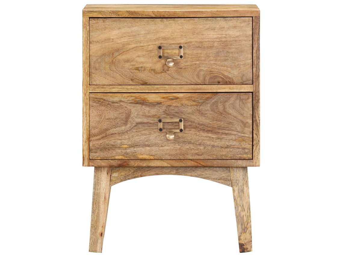 Mesa de Cabeceira 40x35x55cm Madeira de Mangueira MAISON EXCLUSIVE