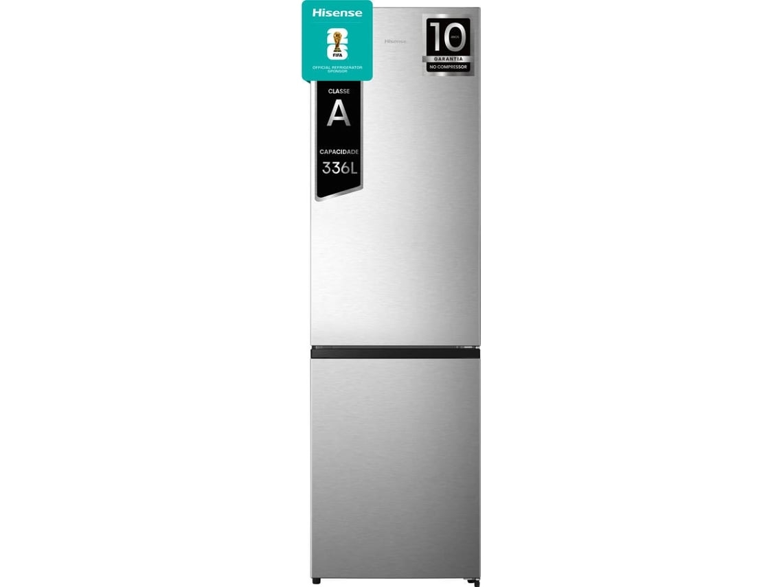 Frigorífico Combinado HISENSE RB440N4ACA (Outlet Grade C - No Frost - 201.7 cm - 336 L - Inox)