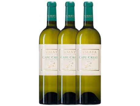 Te Mata Cape Crest Sauvignon Branca Hawkes Bay 75 cl (Caixa de 3 unidades)