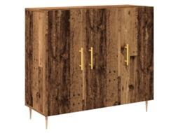 Conjunto 1 Estante De Armazenamento Vidaxl Castanho Derivados De Madeira (90 X 34 X 80 Cm)