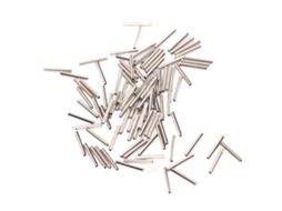 Kit 100 Manguitos Crimp Aço Inox Pesca 1.6