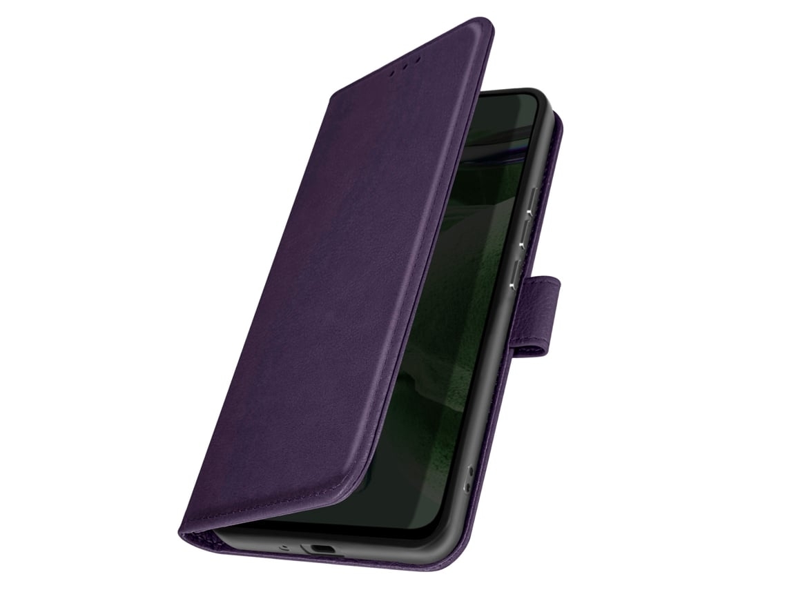 Capa Note Função Para Xiaomi Redmi Note 12 5g Pele Roxo