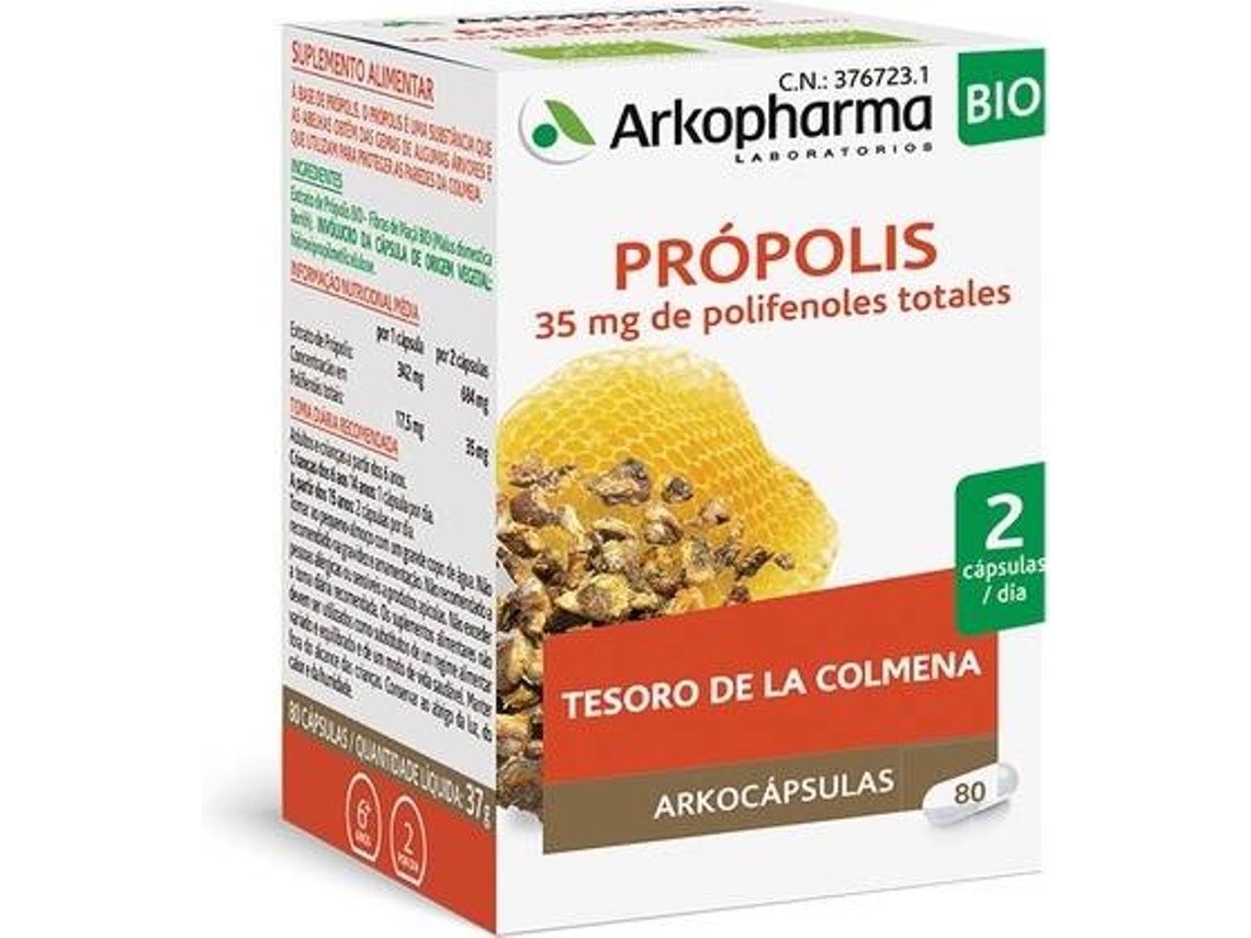 Suplemento Alimentar ARKOPHARMA Arkocápsulas Própolis (84 cápsulas)