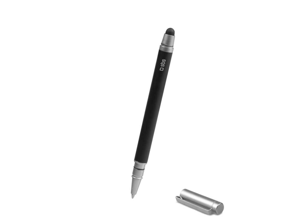 Caneta tatto duo com escrita SBS preta