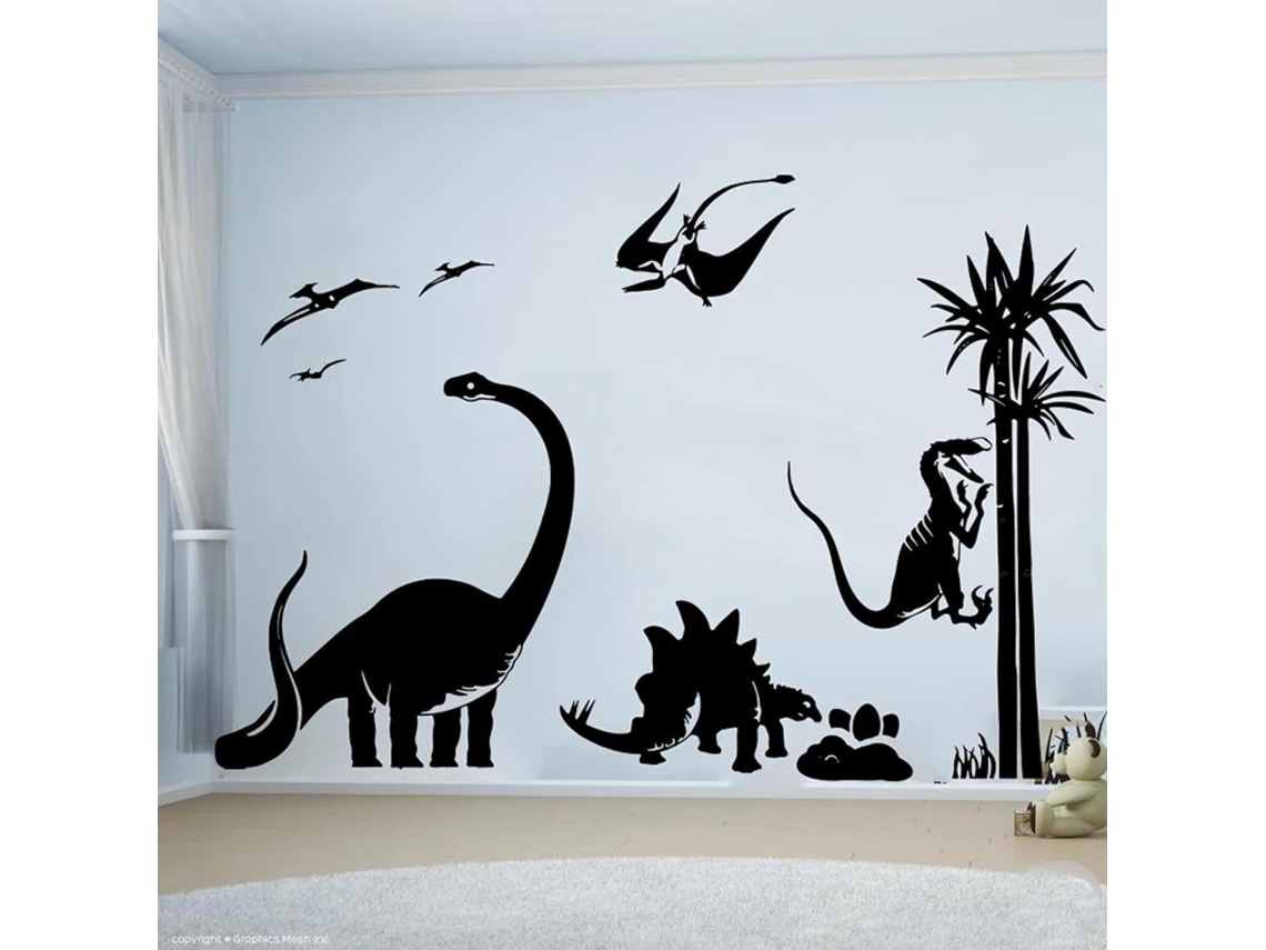 Adesivos Muraux Dinossauros, Árvore De Dinossauros, Decorações Em Vinil Para Quarto De Criança, Sala De Jogos, Creche