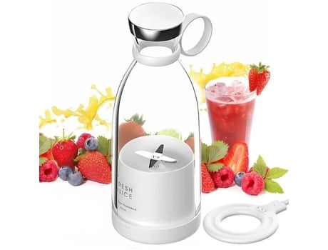 Liquidificador Portátil Smoothie Mixer Liquidificador Portátil para Batidos com Carregamento Usb e Sem Fio Milkshakes 350 Ml para Viagem Esc