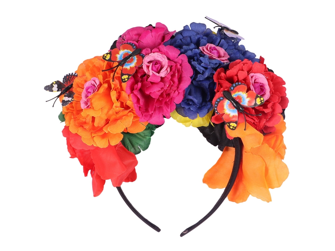 Coroa De Rosas E Flores Para Meninas E Mulheres.