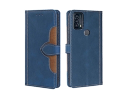 Capa De Couro Pu Com Fecho Magnético E Costura Para Tcl 20b/6159k