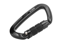 Fivela De Segurança Xinda Carabiner Tipo D Para Escalada Outdoor Com Trava Resistente Em Alumínio De Alta Força
