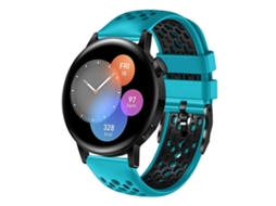 Pulseira De Silicone Respirável Bicolor De 22 Mm Para Huawei Watch 3