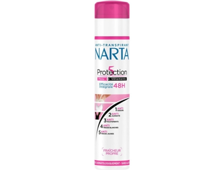 Déodorant Spray Fraîcheur Propre Protection 5 200ml Narta
