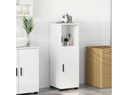 Vidaxl Armário De Banheiro Branco Brilhante 30 X 35 X 95 Cm