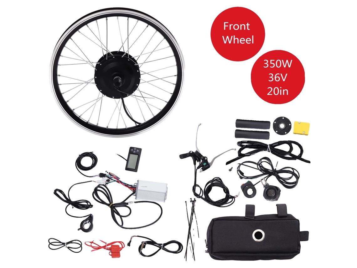 Kit De Conversão Para Bicicleta Elétrica, Motor De Cubo Sem Escovas, Controlador Com Display Lcd, 1tfktg9pnd-1