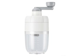 Triturador De Gelo Manual E Máquina De Raspadinha Portátil Para Gelo Picado, Smoothies E Cones De Neve (branco)