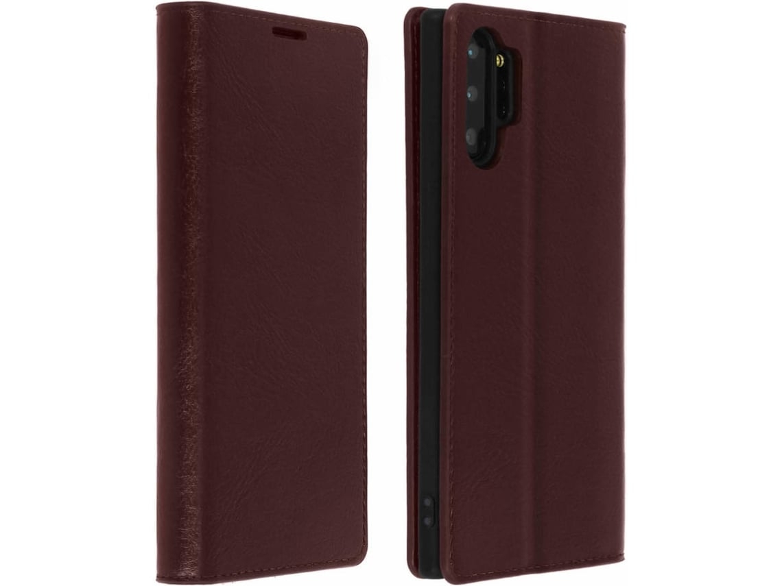 Capa Note Wallet Para Samsung Yemaesre Castanho