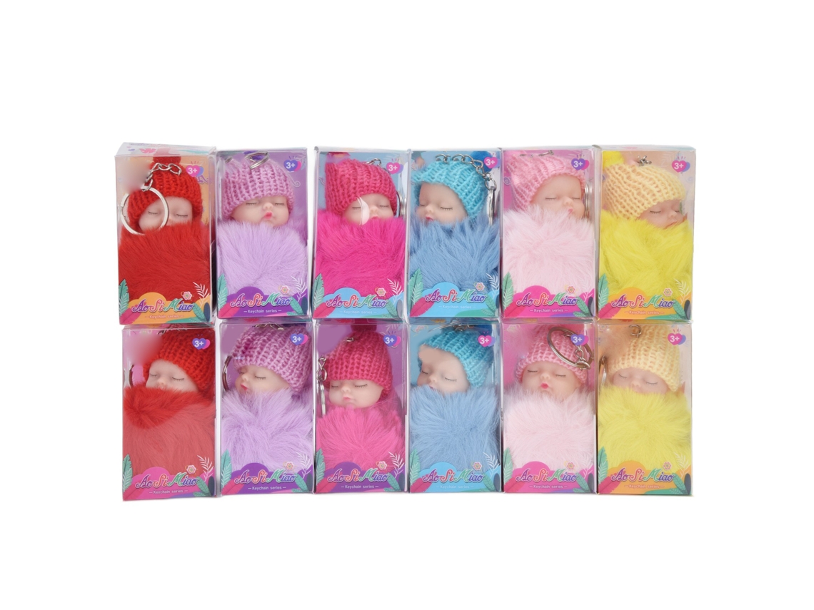 Primerox 12 Chaveiros de Boneca Princesa Miniatura com Membros Flexíveis para Bolsa e Casa de Bonecas Diy