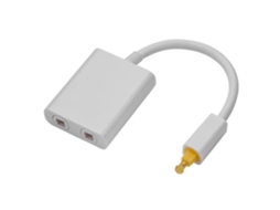 Adaptador Divisor de Áudio Óptico Toslink Digital 1 a 2 Saídas S/MARCA