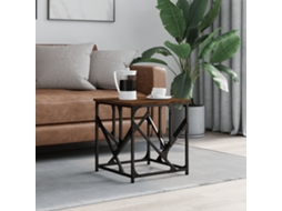 Vidaxl Mesa De Centro 45x45x47,5cm Derivados Madeira Carvalho Castanho