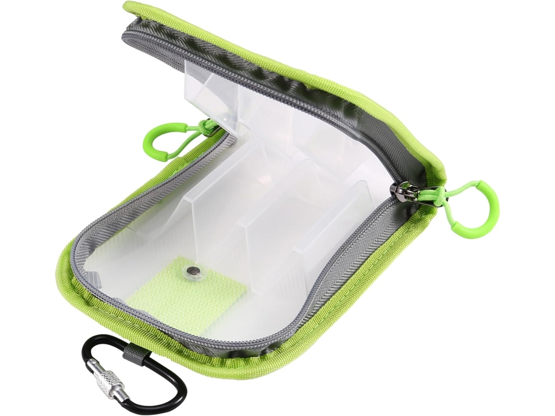 Capa SFUSHOS transparente para isca de pesca, mantém anzol seguro, verde
