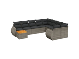 Garden Sofa Set, Garden Sofa Sets Vidaxl Cinzeto Rattan / Vime (n/a)