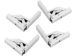 Amosfun Conjunto De 4 Suportes Com Ocultas Para Portas Armários