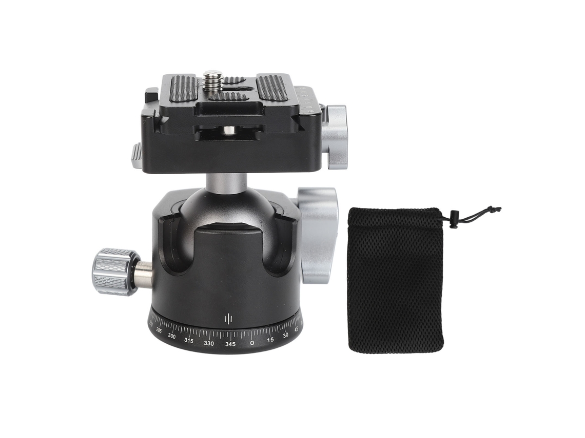 Tripod Ball Head Low Center Of Gravity 32mm 360° Rotatable Panoramic 8kg Load Bearing With Quick Release Plate Ball Head For Camera LAXISCREED