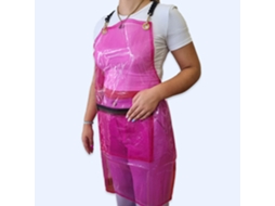 Avental Transparente Rosa -