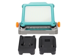 Luz de Trabalho Led 60w Recarregável Sem Fio 3000lm com 3 Modos Compatível com Bosch Stanley Milwaukee Porte