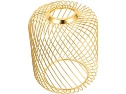 Luminária Pendente Espiral Metálica, Design Oval Industrial, Decorativa para Hotéis e Bares. SFUSHOS
