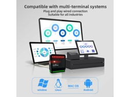 Leitor De Código De Barras 1d/2d Para Desktop, Leitor De Código Qr