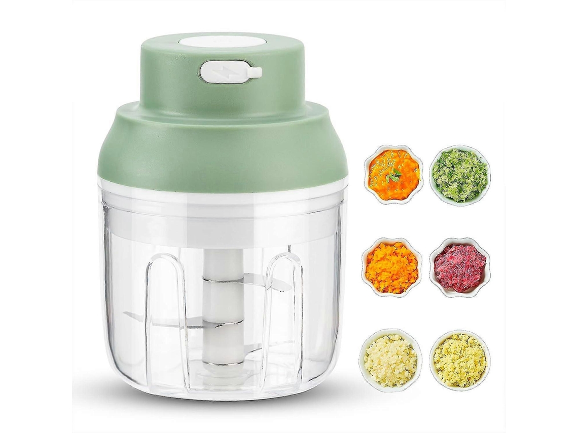 Picador Elétrico Recarregável Usb, Mini Picador De Vegetais, Capacidade De 250 Ml, Mini Picador De Cozinha Com Carregador Usb, Aquaforge