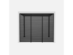 Conjunto de 3 persianas horizontais de 1 m para pérgola bioclimática de alumínio, antracite.