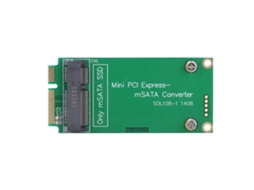 Adaptador De Cartão Riser Ssd Msata Para Sata Mini Pcie Verde Para Notebook Asus Luz Dourada