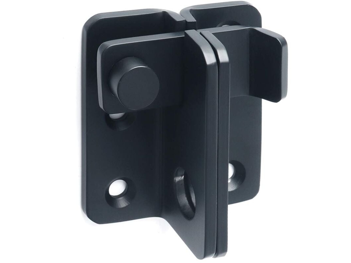 Fechadura Para Porta De Correr, Aço Inoxidável Preto Fosco Para Janelas E Portões